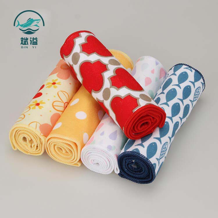 Heat transfer printed sports towel